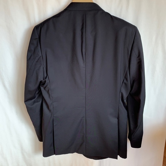 Ermenegildo Zegna Saks Fifth Ave Black Classic Suit Blazer - Picture 2 of 4